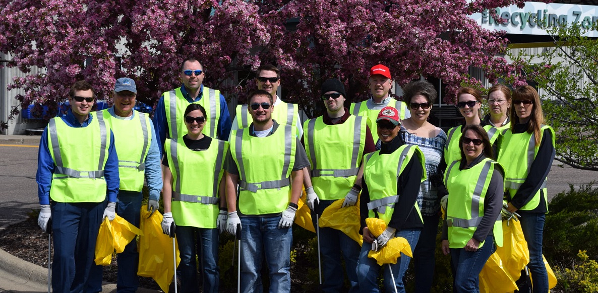 Lead battery industry community involvement with highway cleanup