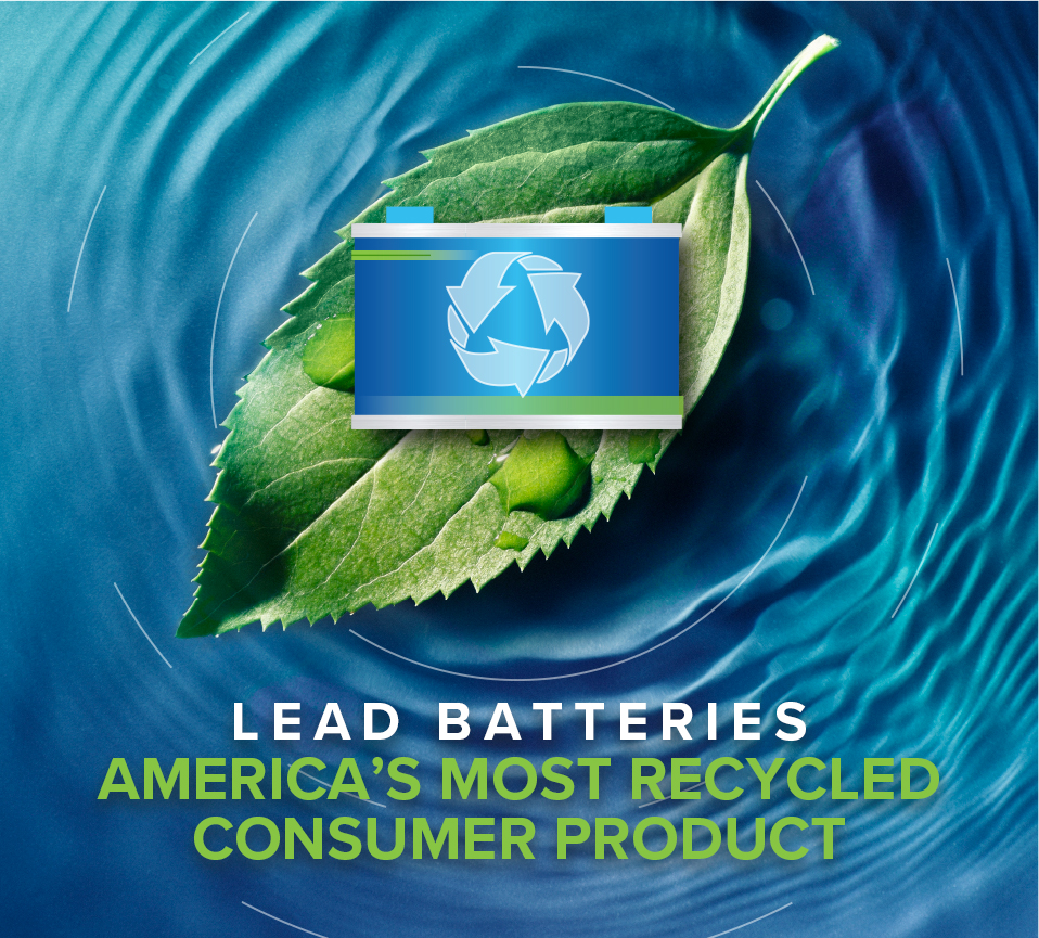lead batteries most recycled product
