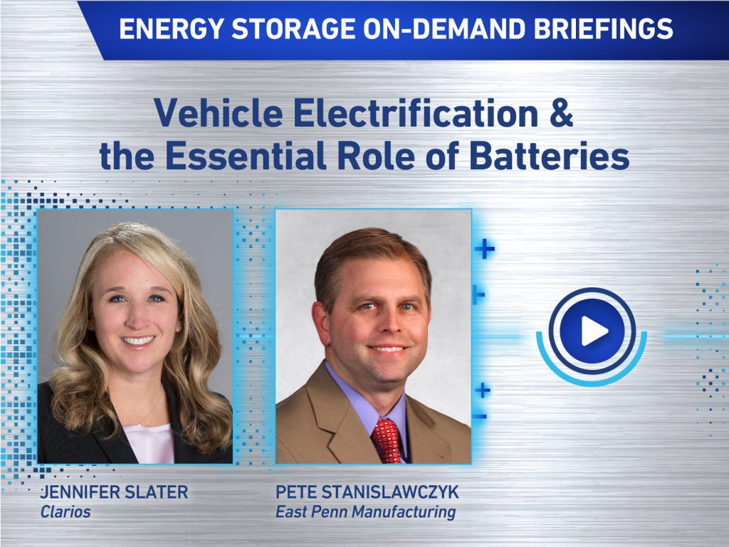 On-Demand Briefing on EVs and the Role of Lead Batteries