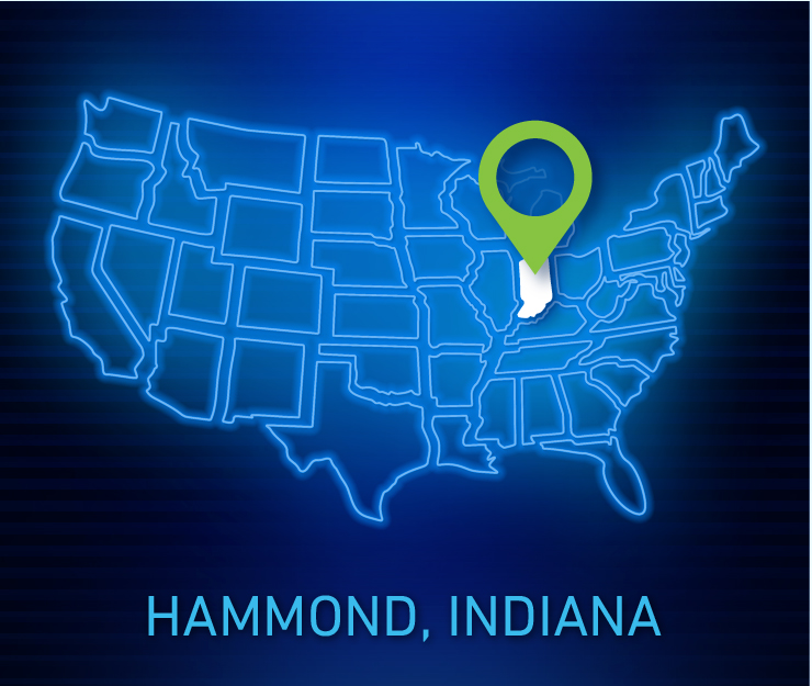 Essential Energy Tour Hammond Indiana map