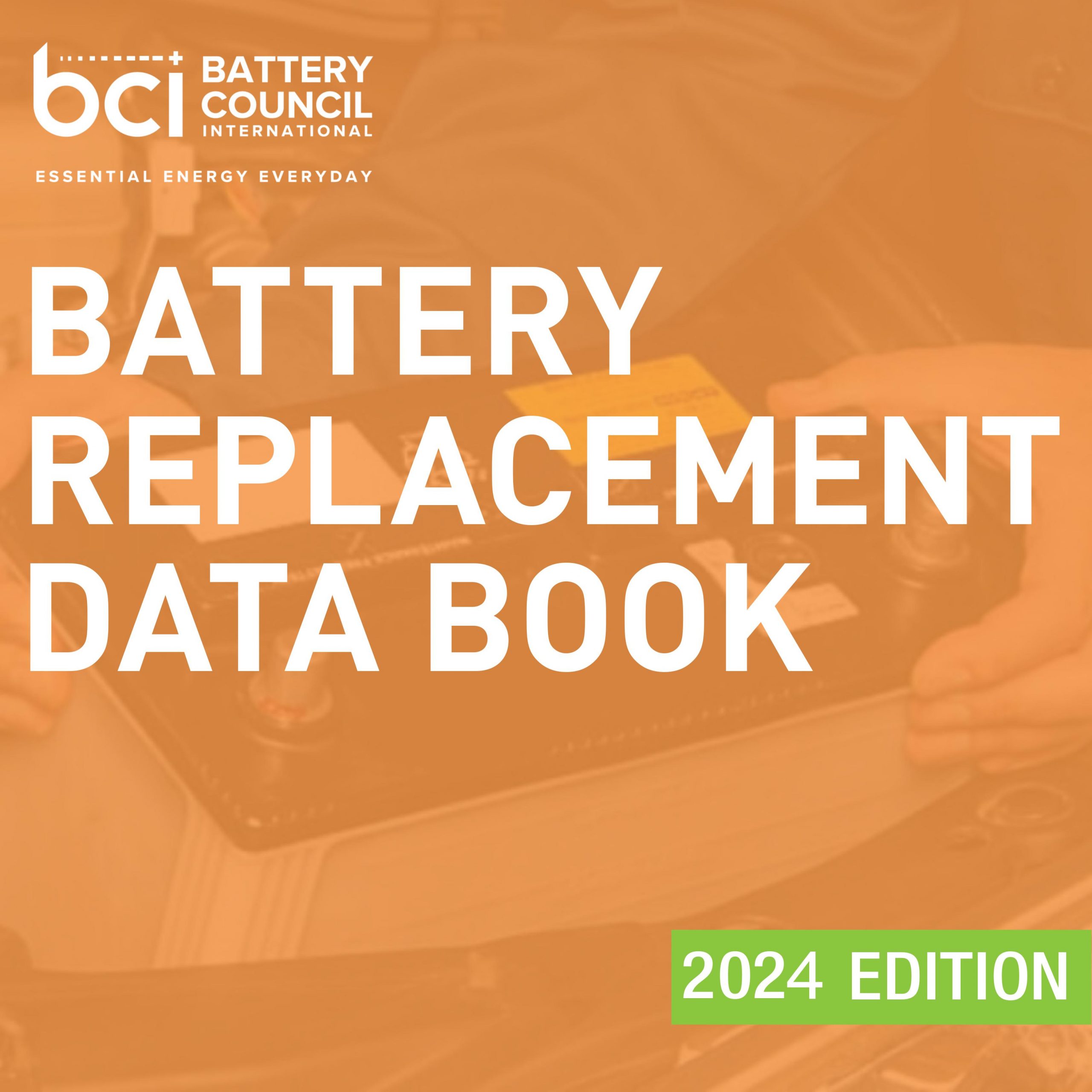 2024 BCI Battery Replacement Data Book image