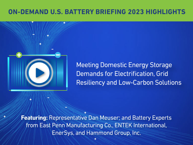 Battery Briefing on Capitol Hill Highlights feature 2023