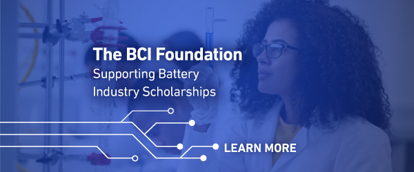 BCI Foundation supports battery industry scholarships