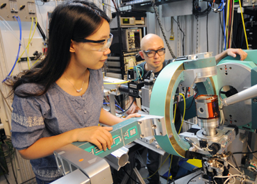 Lead battery research at Argonne National Lab in Chicago.