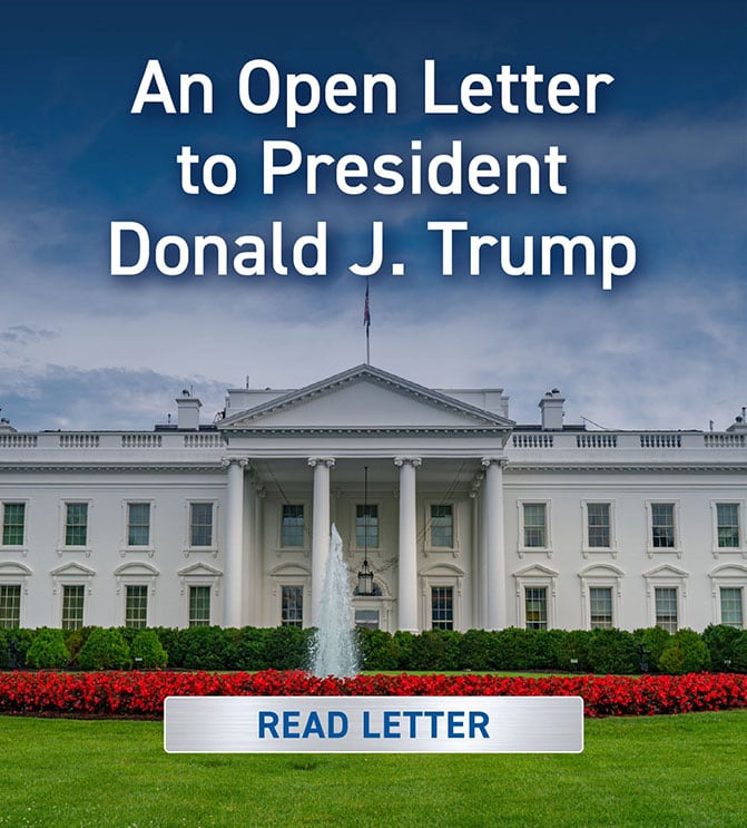 BCI open letter to President Donald Trump.