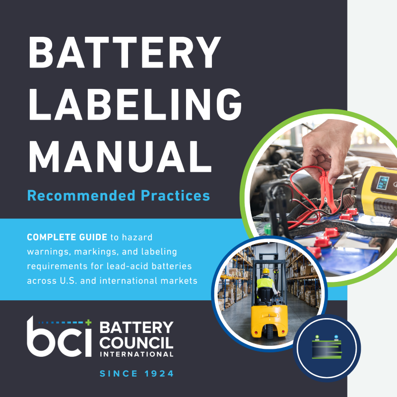 Battery Labeling Manual, September 2025 Revision – Download image
