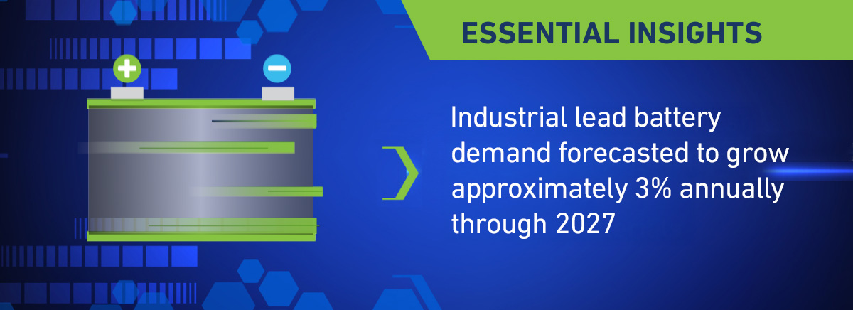 Industrial lead battery market Essential Insight