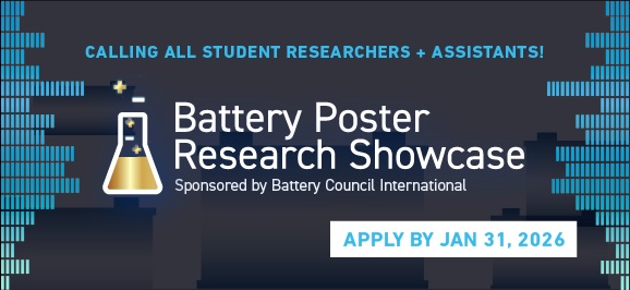 2026 BCI Battery Poster Research Showcase is open to apply