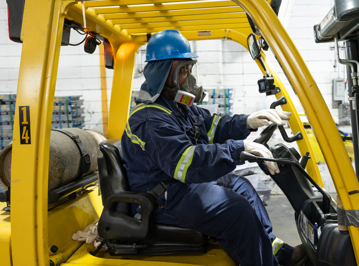U.S. employee health and safety standards protect lead battery recycling workers.