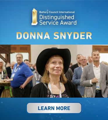 Donna Snyder receives Distinguished Service Award
