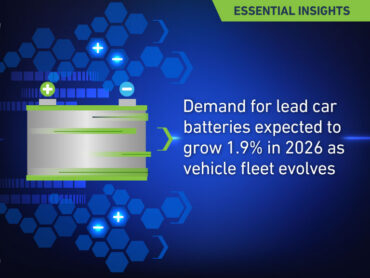 Demand for lead car batteries expected to grow 1.9% in 2026 as vehicle fleet evolves