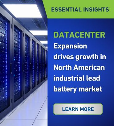 Datacenter expansion drives growth in North American industrial lead battery market