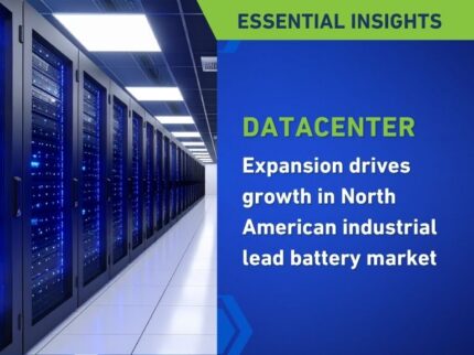 Datacenter expansion drives growth in North American industrial lead battery market