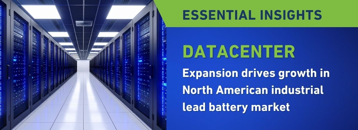 Datacenter expansion drives growth in North American industrial lead battery market