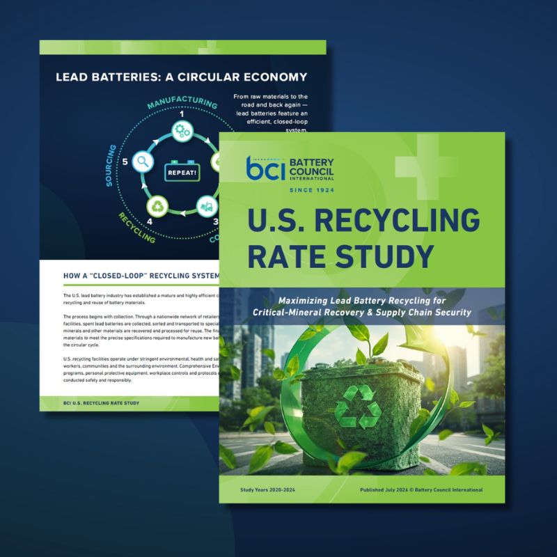 Lead Battery Recycling Rate: 99% Since 2000 | BCI.
